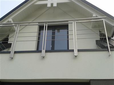 Balustrada nierdzewna wykonana w Cieszynie